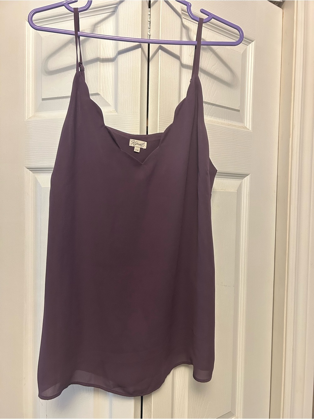 Kismet Plum Purple Spaghetti Strap V-Neck Cami
